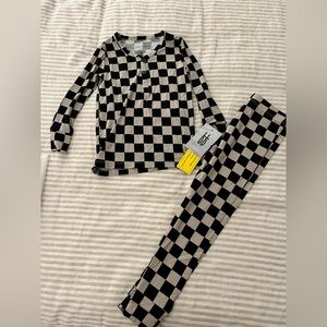 NWT- Forever French Checkered Pajama set